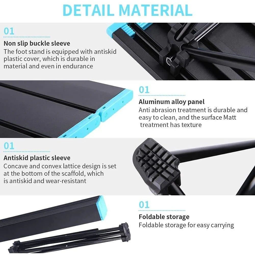 Outdoor Camping Table Folding Portable Aluminium BBQ Desk Picnic Tables 3 Size AU - Image 9