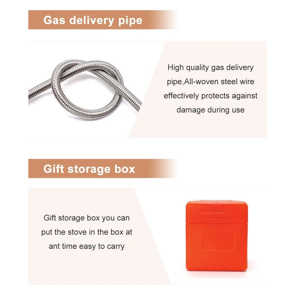 Outdoor Picnic Gas Jet Portable Stove Cooking Hiking Camping Burner Cooker Gear - Image 7