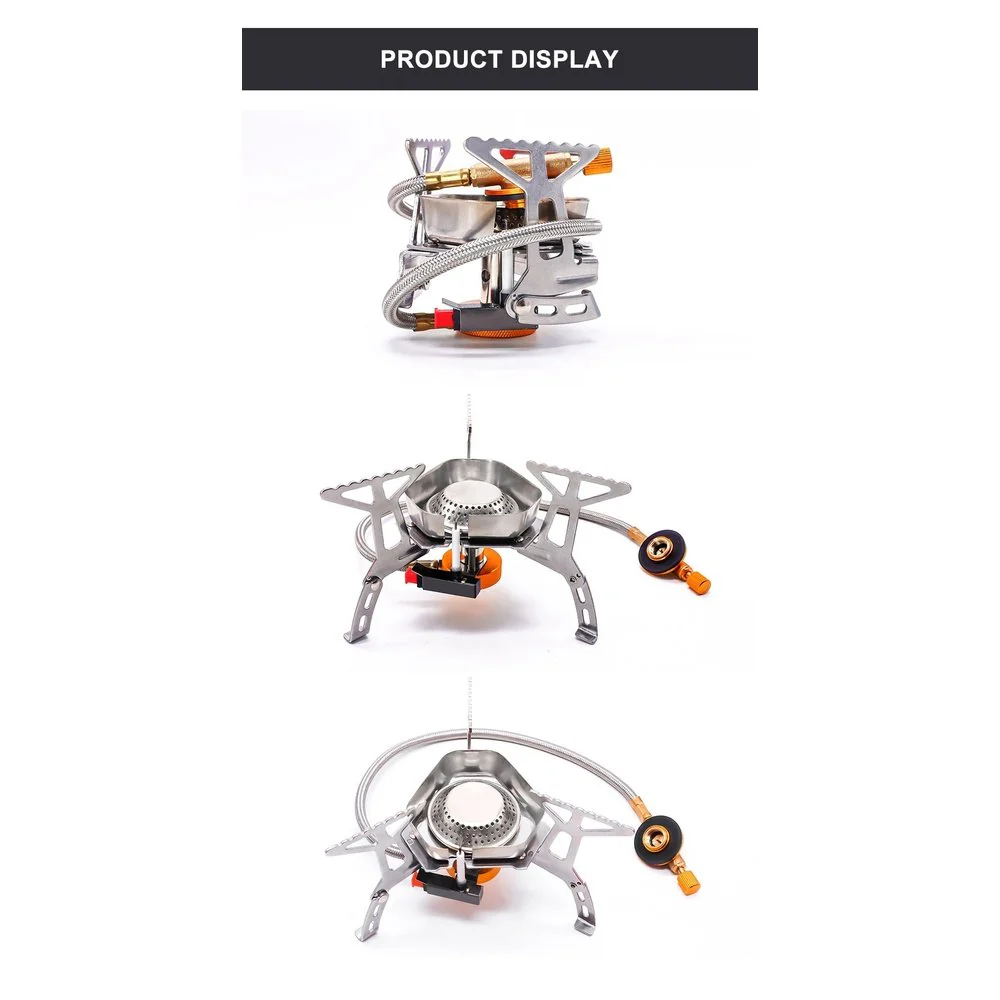 Outdoor Picnic Gas Jet Portable Stove Cooking Hiking Camping Burner Cooker Gear - Image 8