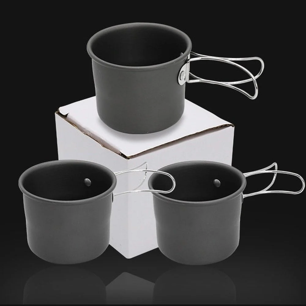 Outdoor Travel Camping Folding Handle Water Cup Coffee Cup Camping Water Cup Camping Cup - Image 6