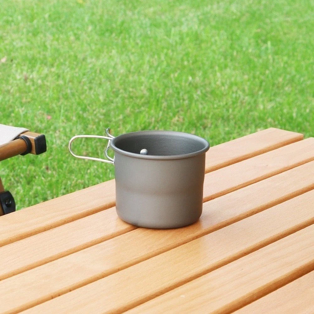 Outdoor Travel Camping Folding Handle Water Cup Coffee Cup Camping Water Cup Camping Cup - Image 8