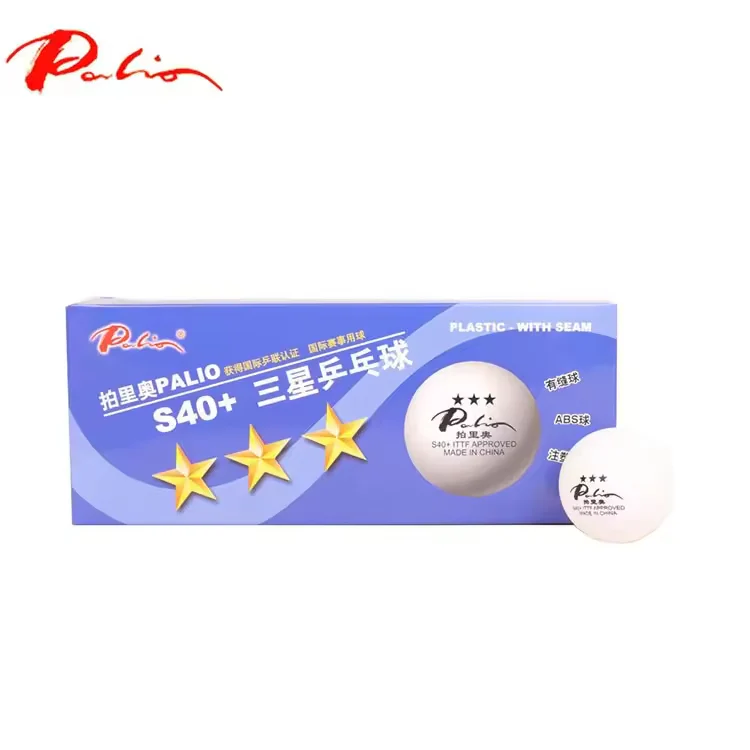 PALIO ITTF Approved 3 Star D40+ Table Tennis Ball - Image 5
