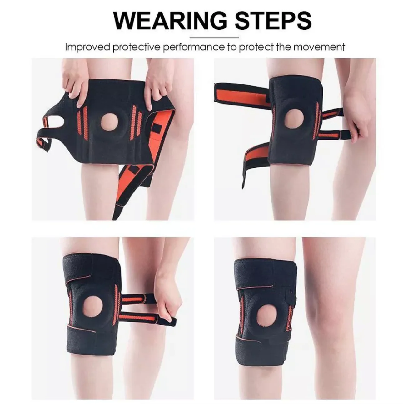 Patellar Tendon Support Sports Knee Pad Knee Brace Pad Knee Support Wrap - Image 2