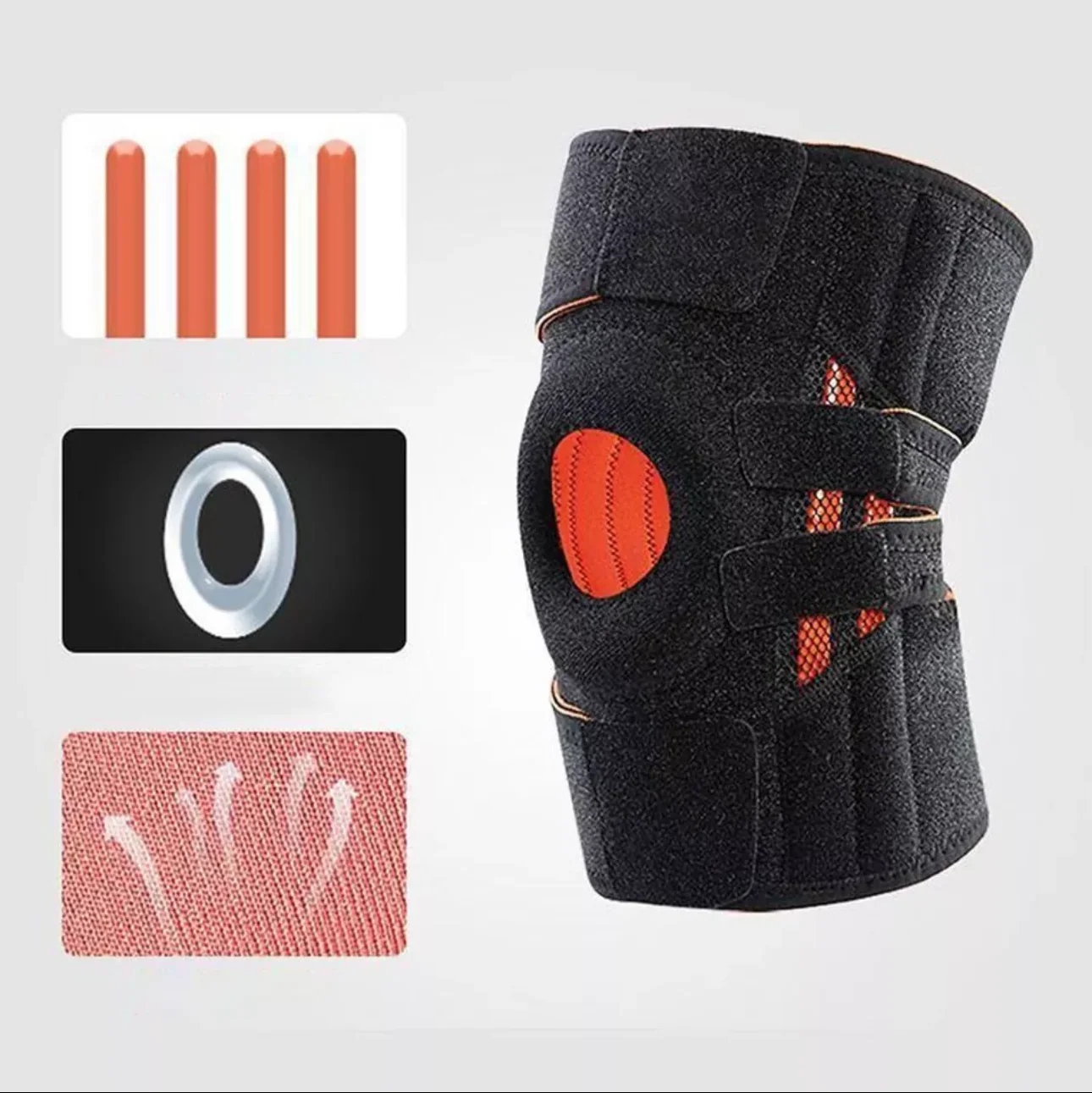Patellar Tendon Support Sports Knee Pad Knee Brace Pad Knee Support Wrap - Image 6