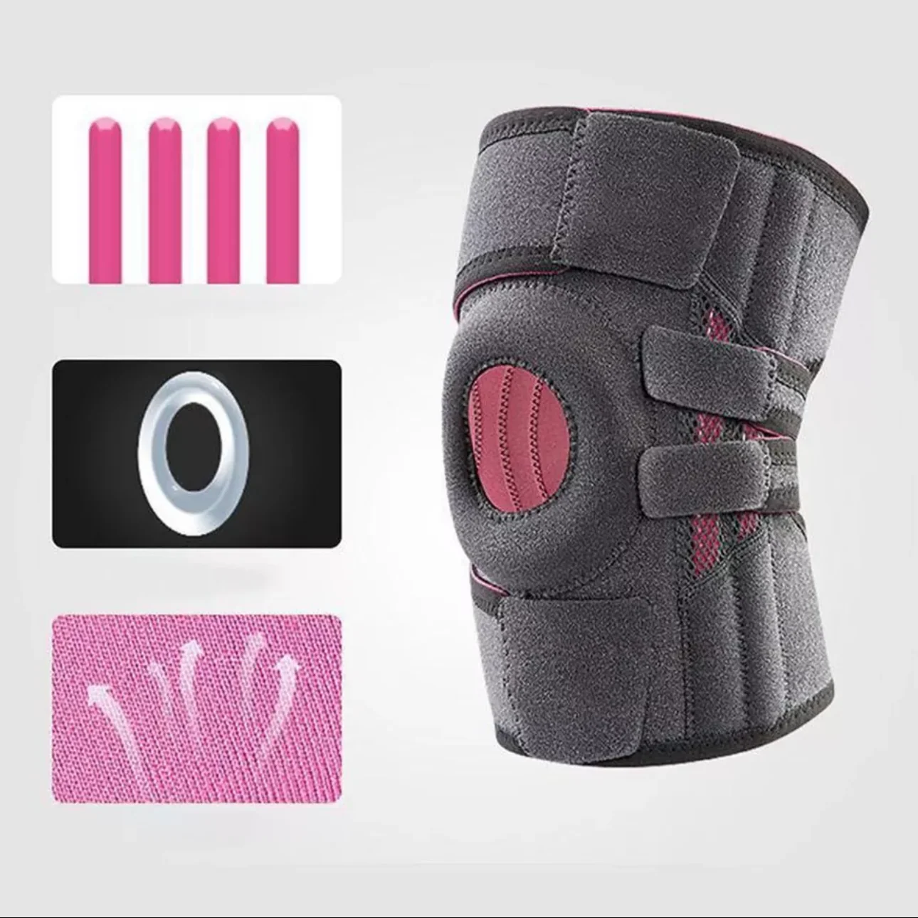 Patellar Tendon Support Sports Knee Pad Knee Brace Pad Knee Support Wrap - Image 7