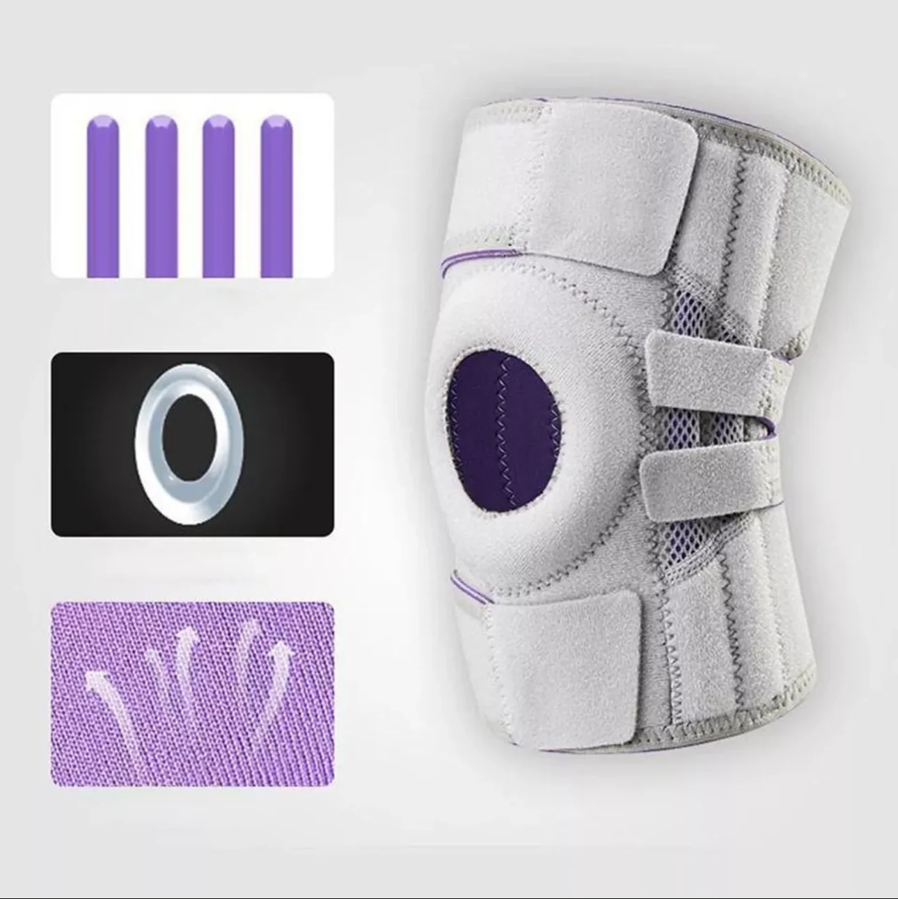Patellar Tendon Support Sports Knee Pad Knee Brace Pad Knee Support Wrap - Image 8