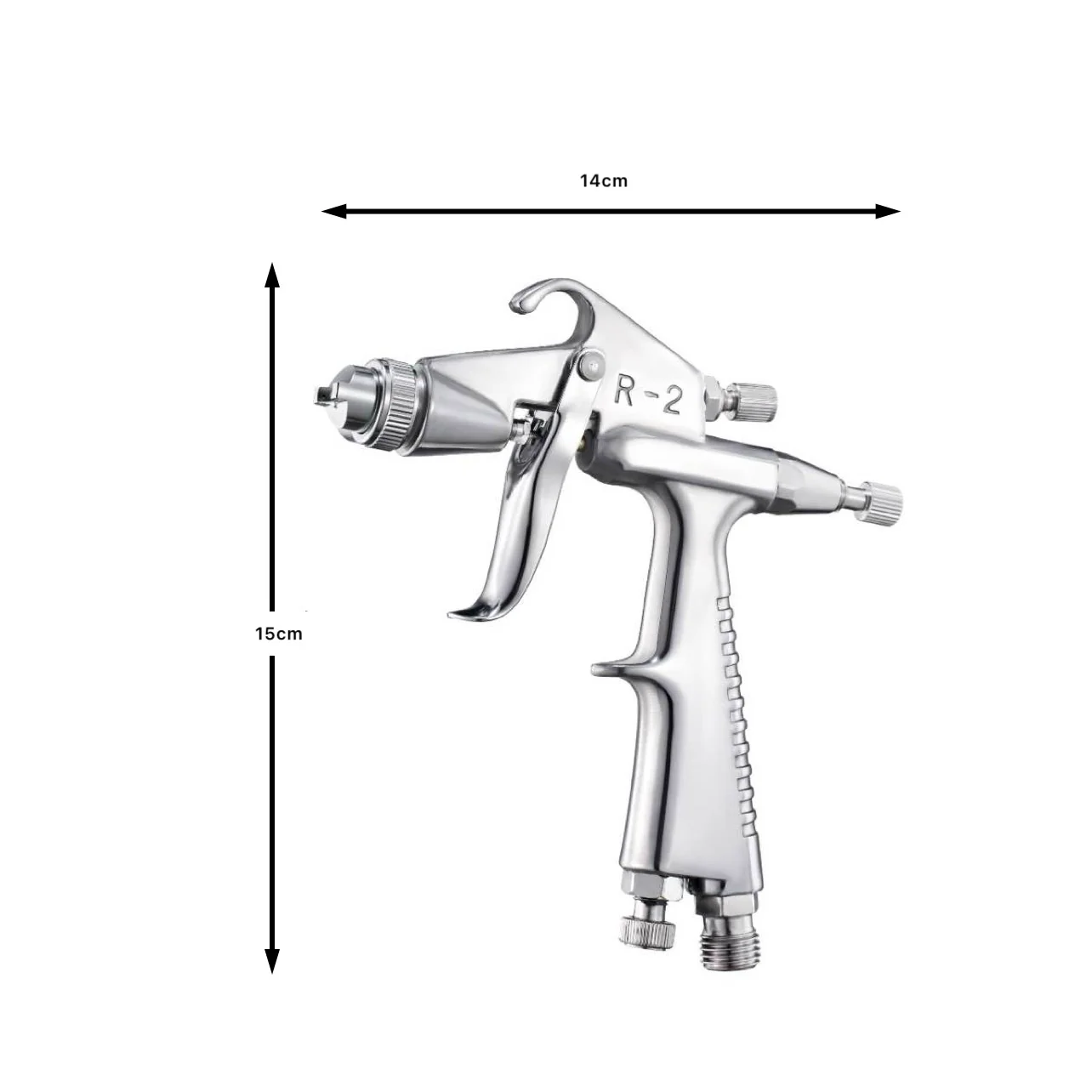 Pneumatic Paint Spray Gun – 200ml Cup, Easy to Clean, Model R2 - Image 2
