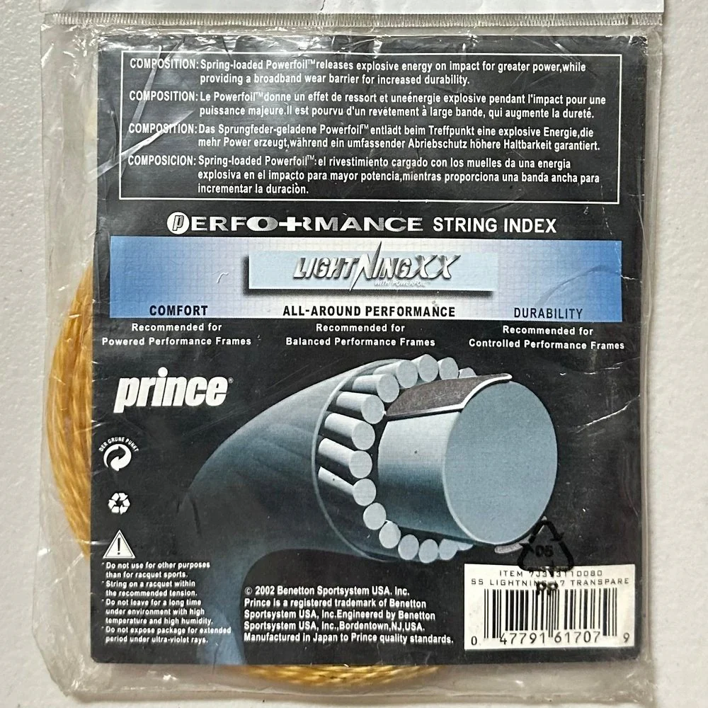 Prince SS Lightning 17 Transpare Tennis String - Image 3