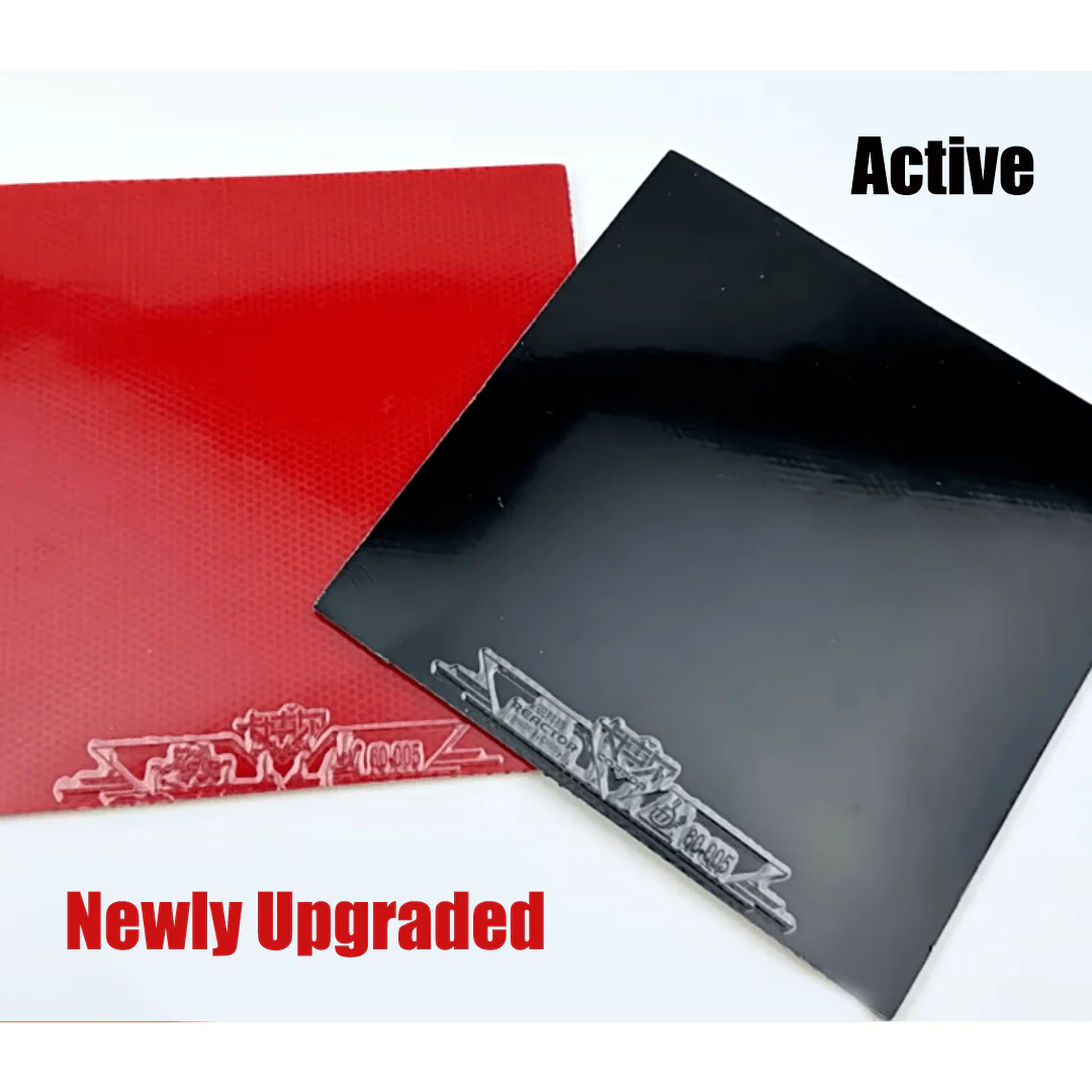 REACTOR Corbor Table Tennis Rubber Loop Plus Attack Pips in Sheet 1Red 1Black - Image 3
