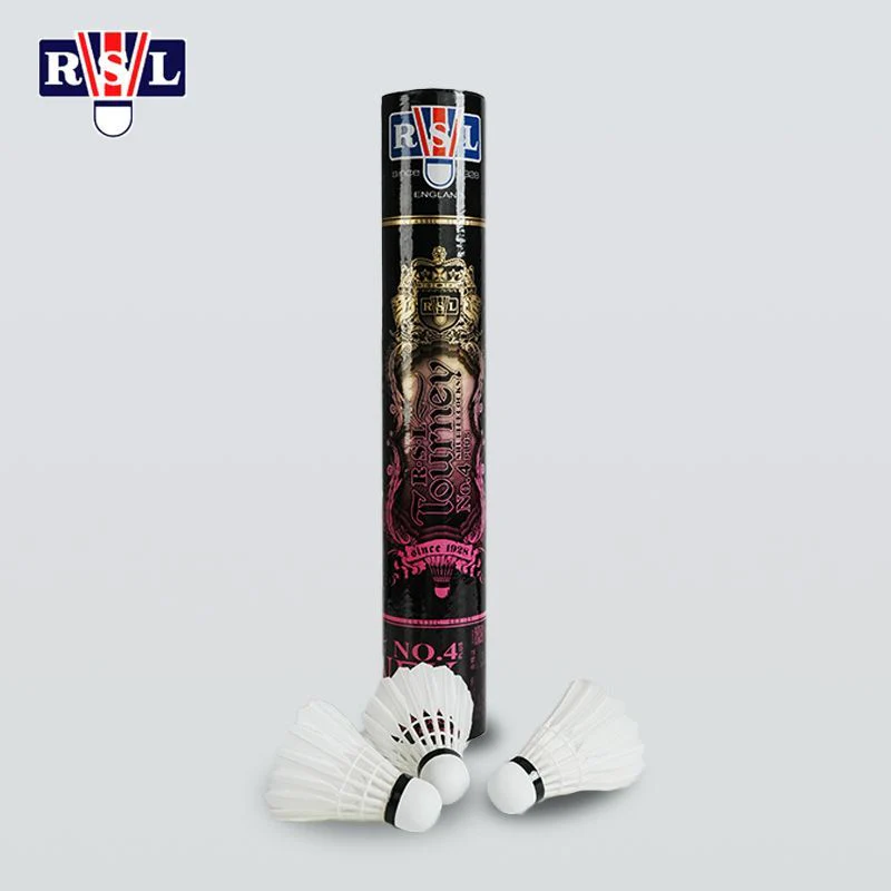RSL 12 PCS 4 Plus Badminton Duck Feather Badminton Shuttlecock