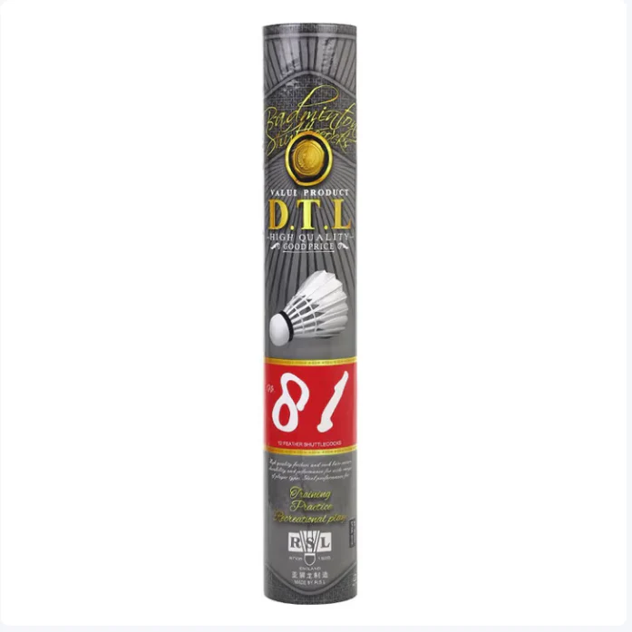 RSL 12 PCS DTL 81 Badminton Duck Feather Badminton Shuttlecock