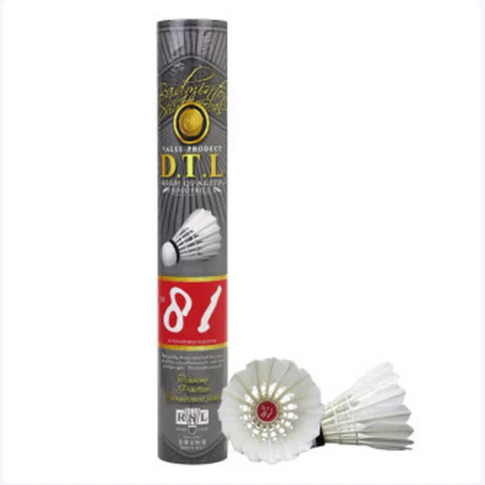 RSL 12 PCS DTL 81 Badminton Duck Feather Badminton Shuttlecock - Image 2