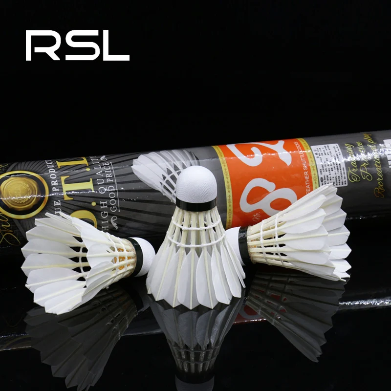 RSL 12 PCS DTL 82 Badminton Duck Feather Badminton Shuttlecock - Image 2
