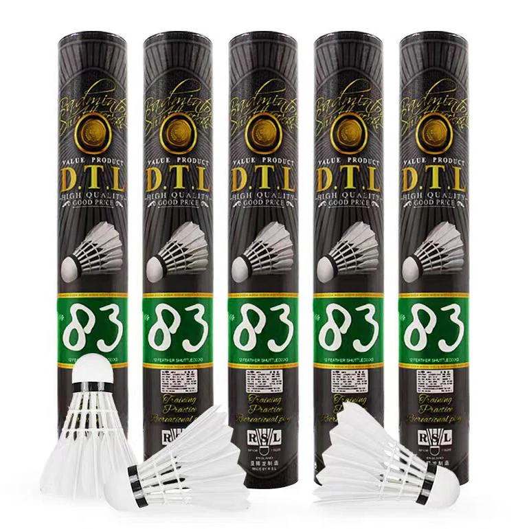 RSL 12 PCS DTL 83 Badminton Duck Feather Badminton Shuttlecock - Image 2
