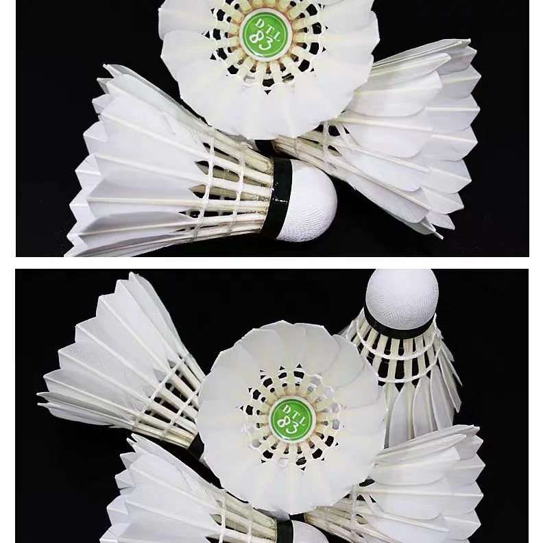 RSL 12 PCS DTL 83 Badminton Duck Feather Badminton Shuttlecock - Image 3
