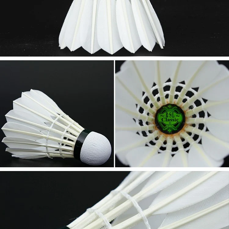 RSL 12 PCS NEW classic Badminton Goose Feather Badminton Shuttlecock - Image 2