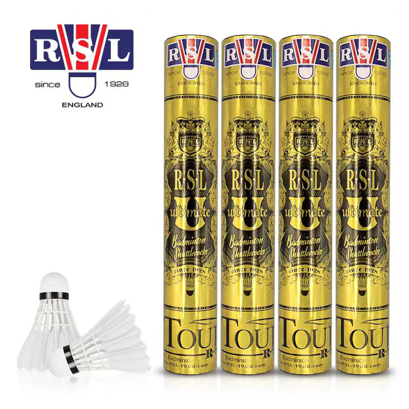 RSL 12 PCS RSL NEW Ultimate Badminton Goose Feather Badminton Shuttlecock - Image 2