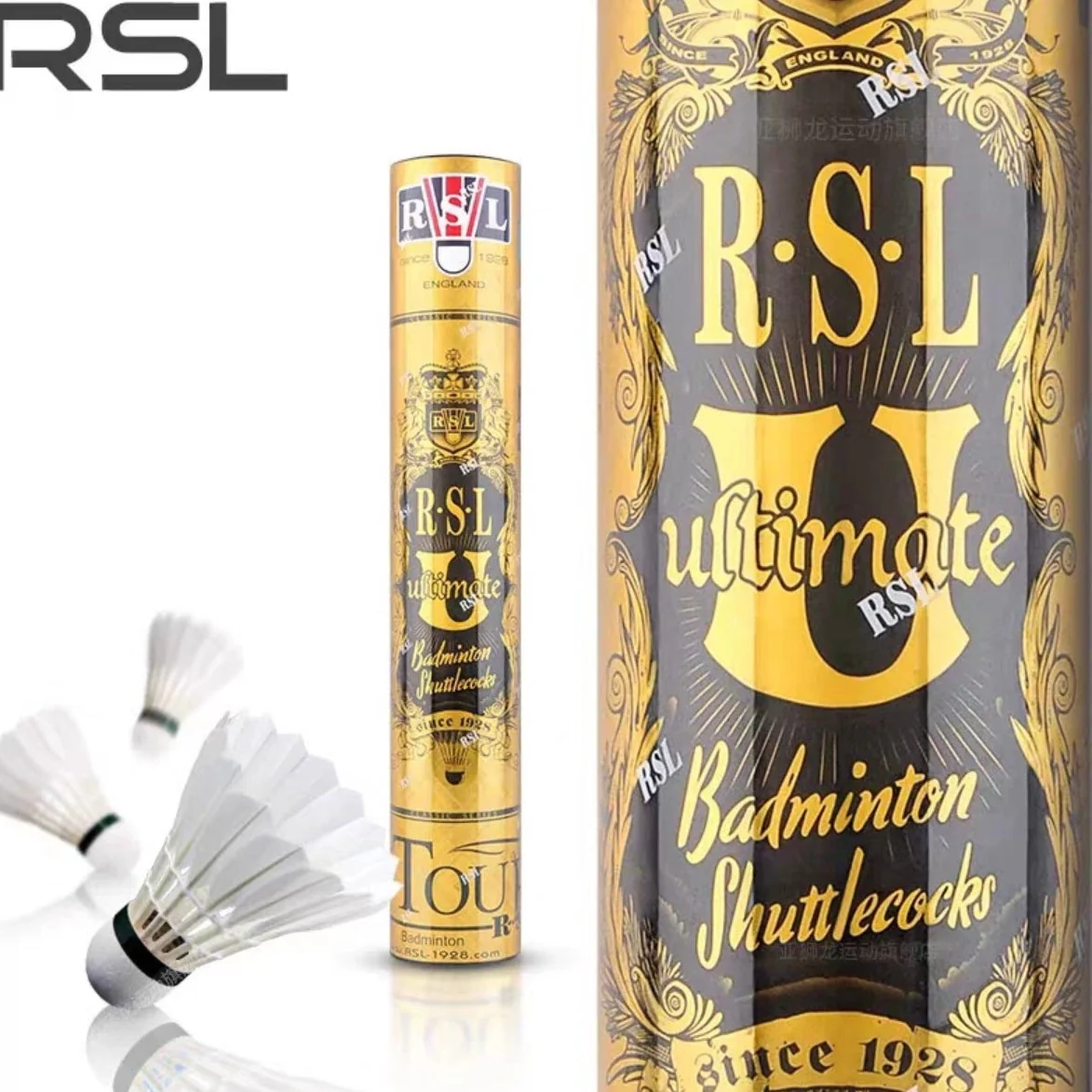 RSL 12 PCS RSL NEW Ultimate Badminton Goose Feather Badminton Shuttlecock - Image 3
