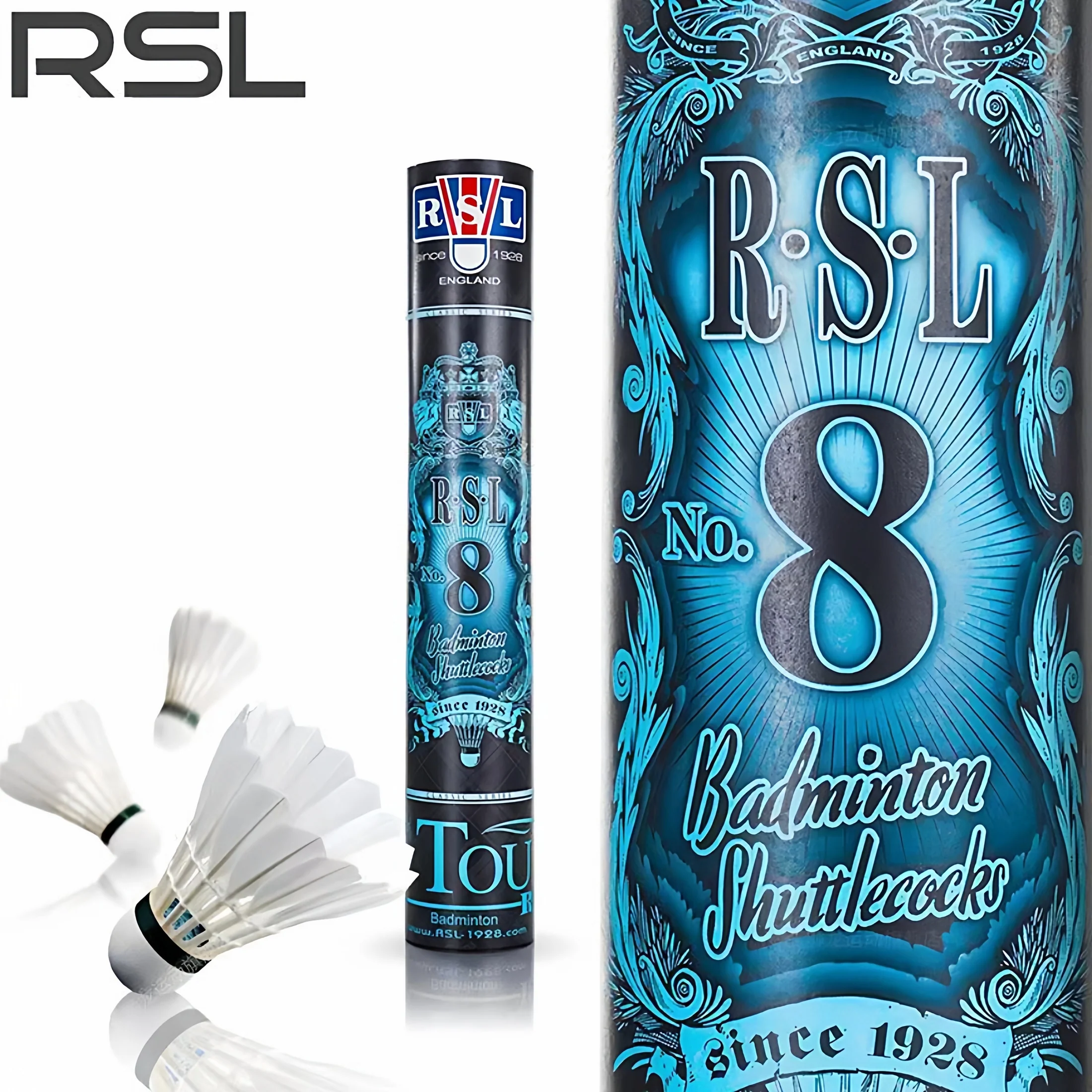 RSL 12 PCS RSL NO.8 Badminton Goose Feather Badminton Shuttlecock - Image 2