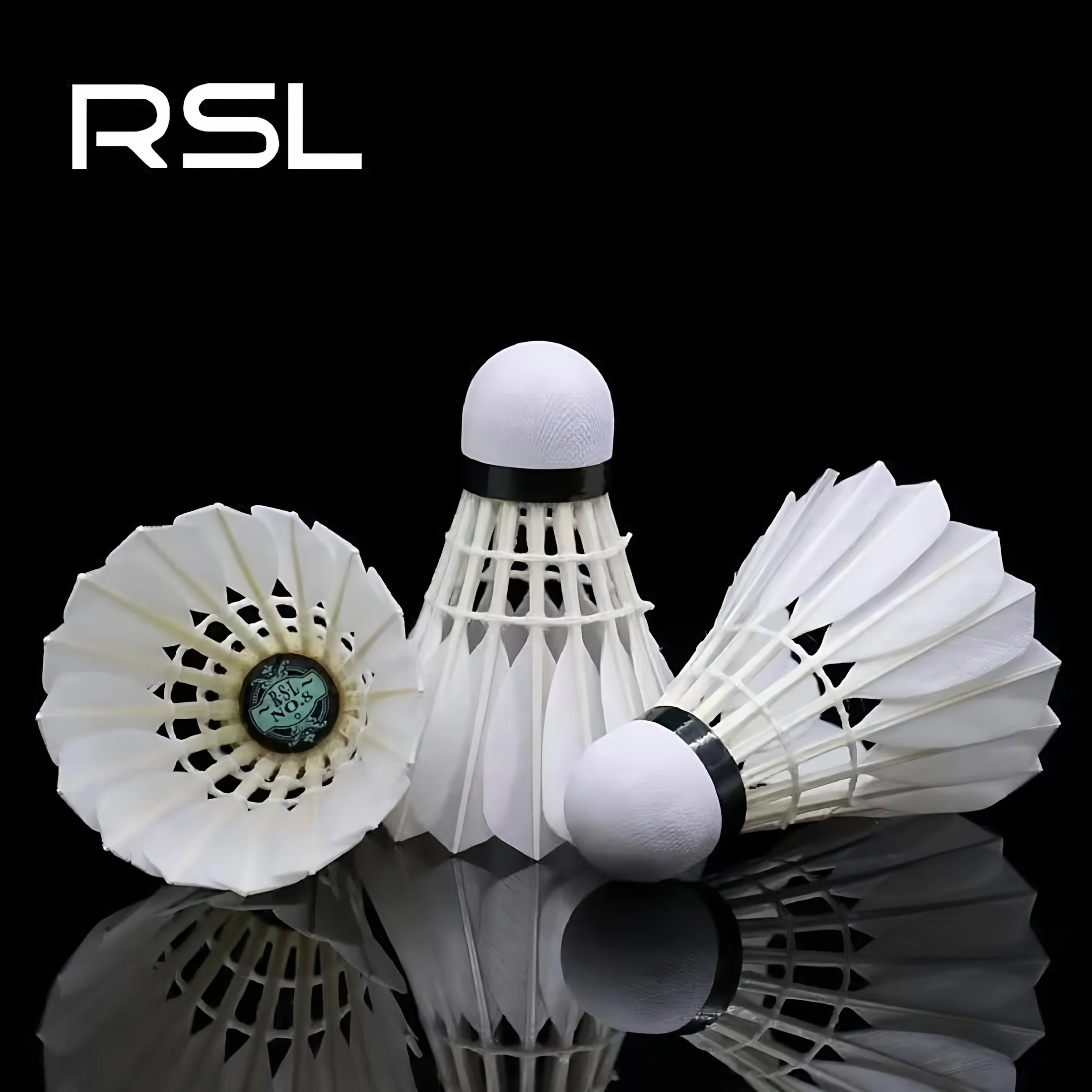 RSL 12 PCS RSL NO.8 Badminton Goose Feather Badminton Shuttlecock - Image 3