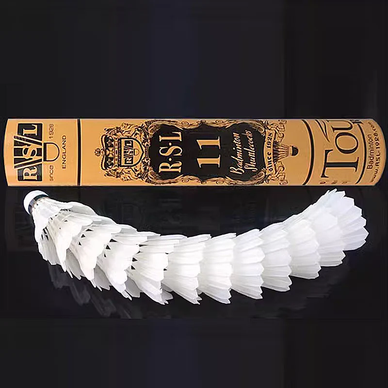 RSL 12 PCS RSL11 Ultimate Badminton Goose Feather Badminton Shuttlecock - Image 3