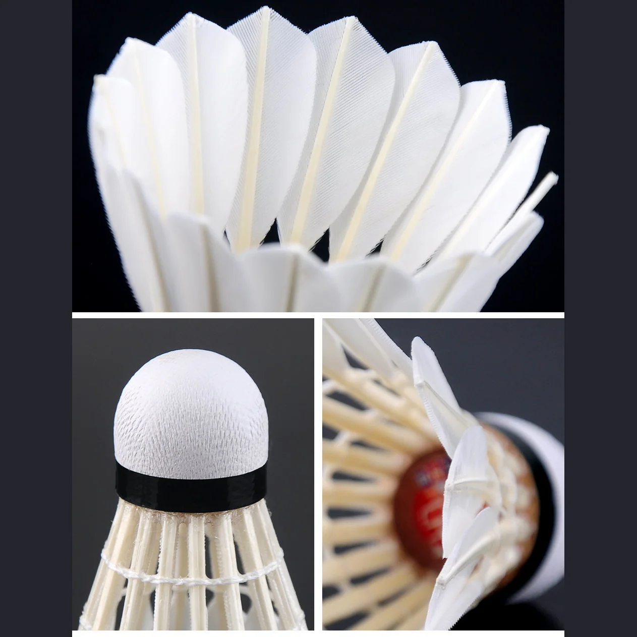 RSL 12 PCS Venus Badminton Goose Feather Badminton Shuttlecock - Image 4
