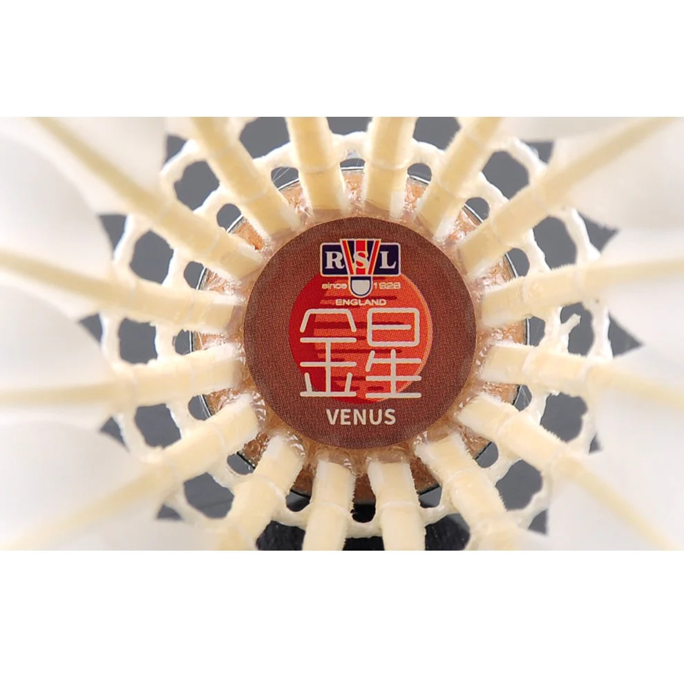 RSL 12 PCS Venus Badminton Goose Feather Badminton Shuttlecock - Image 5