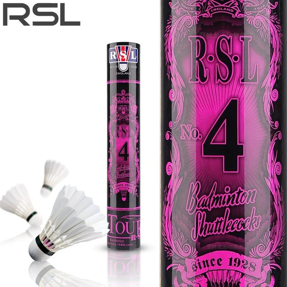 RSL No4 Badminton Shuttlecocks CiGu Duck Feather for training - Image 2