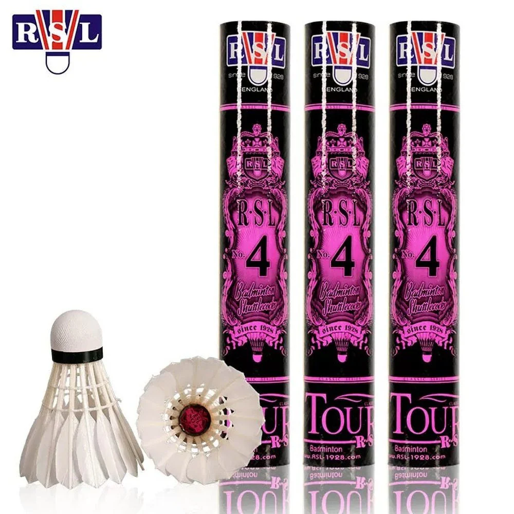 RSL No4 Badminton Shuttlecocks CiGu Duck Feather for training - Image 4