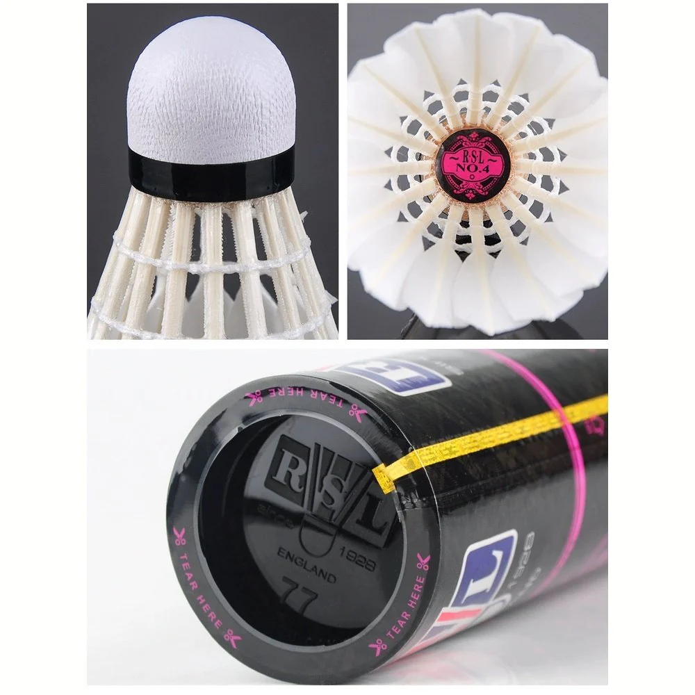 RSL No4 Badminton Shuttlecocks CiGu Duck Feather for training - Image 5
