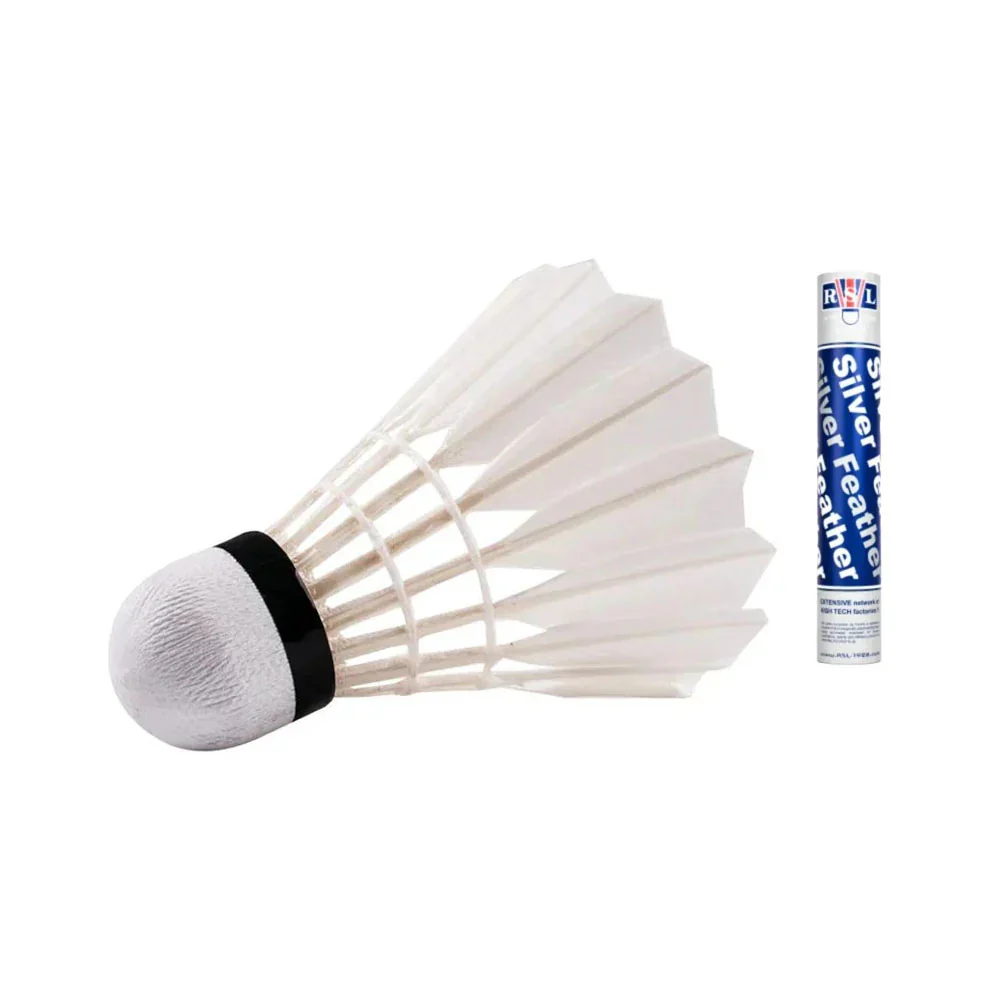 RSL Silver Feather Badminton Shuttlecocks - Image 9