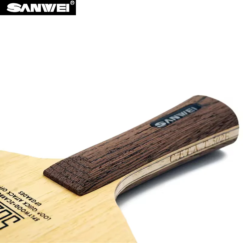 SANWEI 502E 5 Wood 2 Carbon Table Tennis Blade - Image 3
