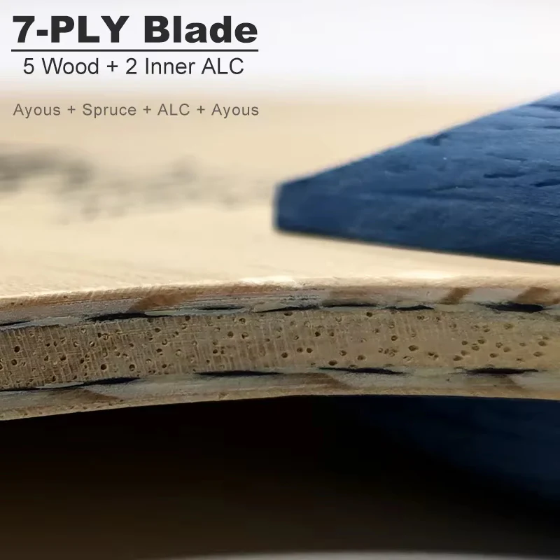 SANWEI F3 PRO 5+2 AL Carbon Table Tennis Blade - Image 3