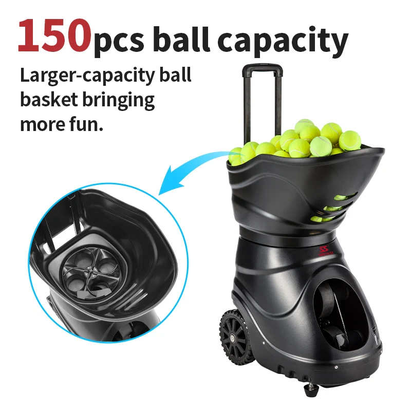 SIBOASI Automatic Tennis Ball Machine T2300A - Image 3
