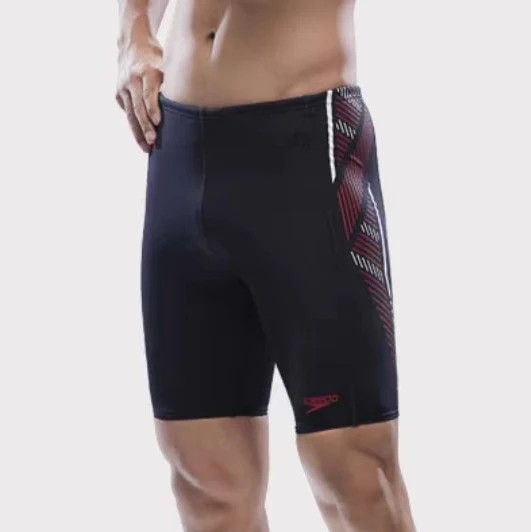 SPEEDO 3121 Mens Placement V Cut Jammer Swim trunks - Image 4