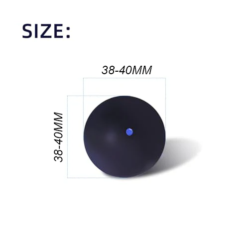SPP 3 PCS Professional Squash Ball for Red Dot Blue Bot Yellow Dot Double Yellow Dot Speed Beginner or Training - Image 4
