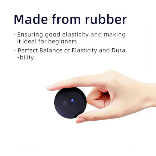 SPP 3 PCS Professional Squash Ball for Red Dot Blue Bot Yellow Dot Double Yellow Dot Speed Beginner or Training - Image 5