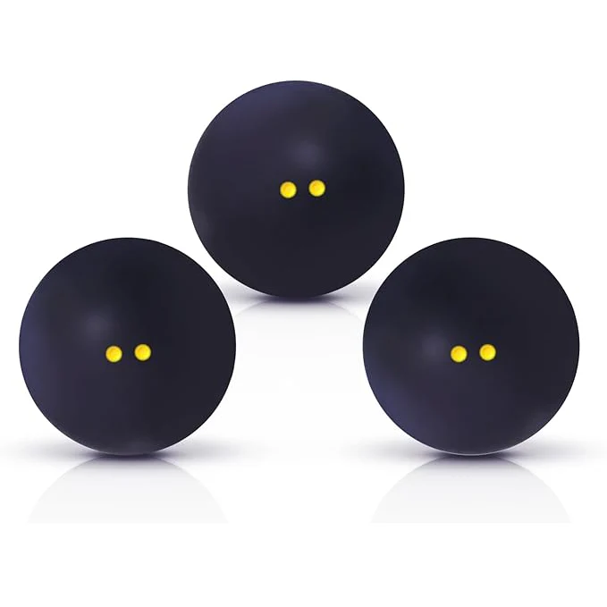 SPP 3 PCS Professional Squash Ball for Red Dot Blue Bot Yellow Dot Double Yellow Dot Speed Beginner or Training - Image 7