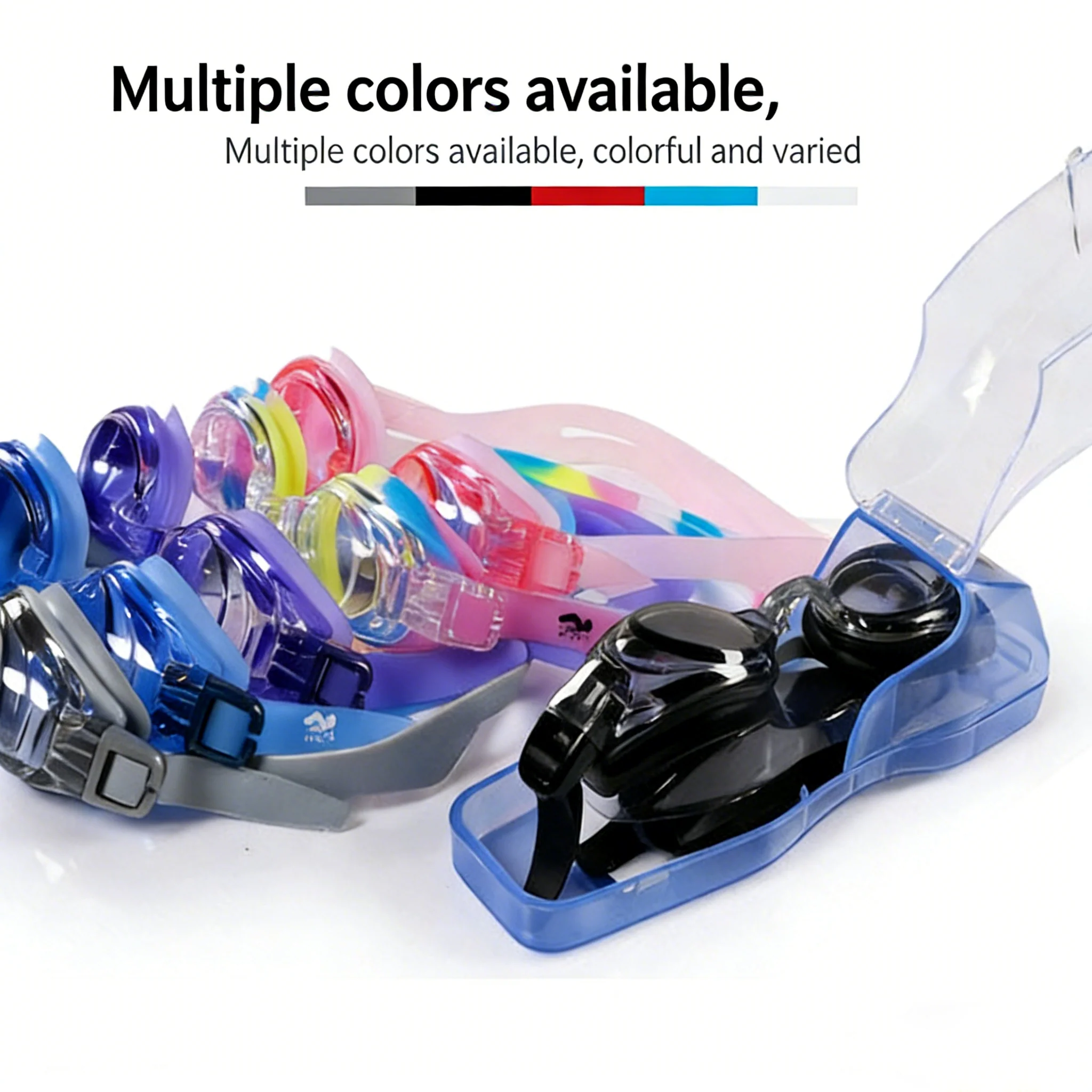 SPP HD Anti-Fog Swim Goggles with Double Silicone Strap, Adjustable, Leak-Proof & UV Protection G1100 - Image 15