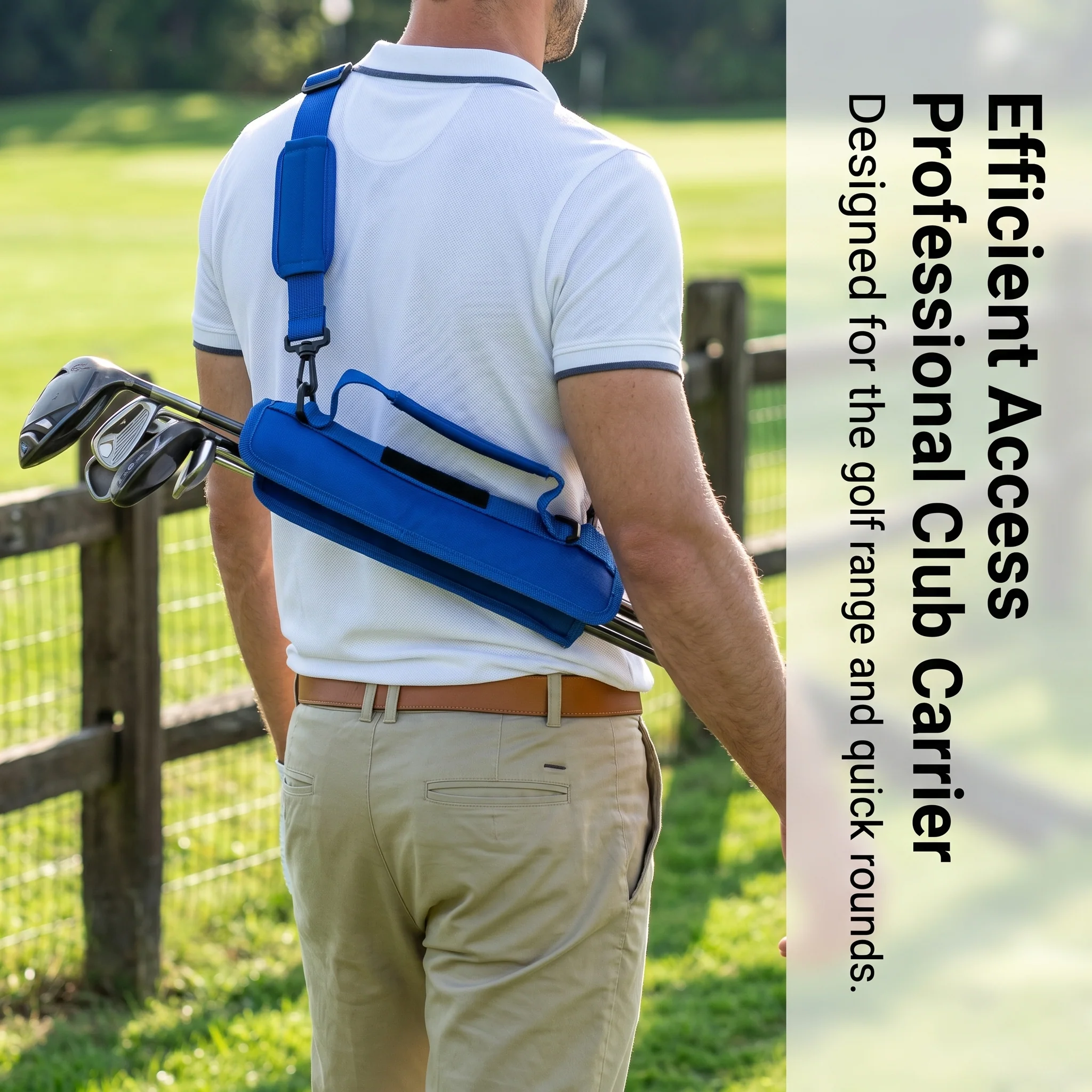 SPP Mini Golf Ball Gun Bag Portable Foldable Lithe Travel Shoulder Carryable - Image 2