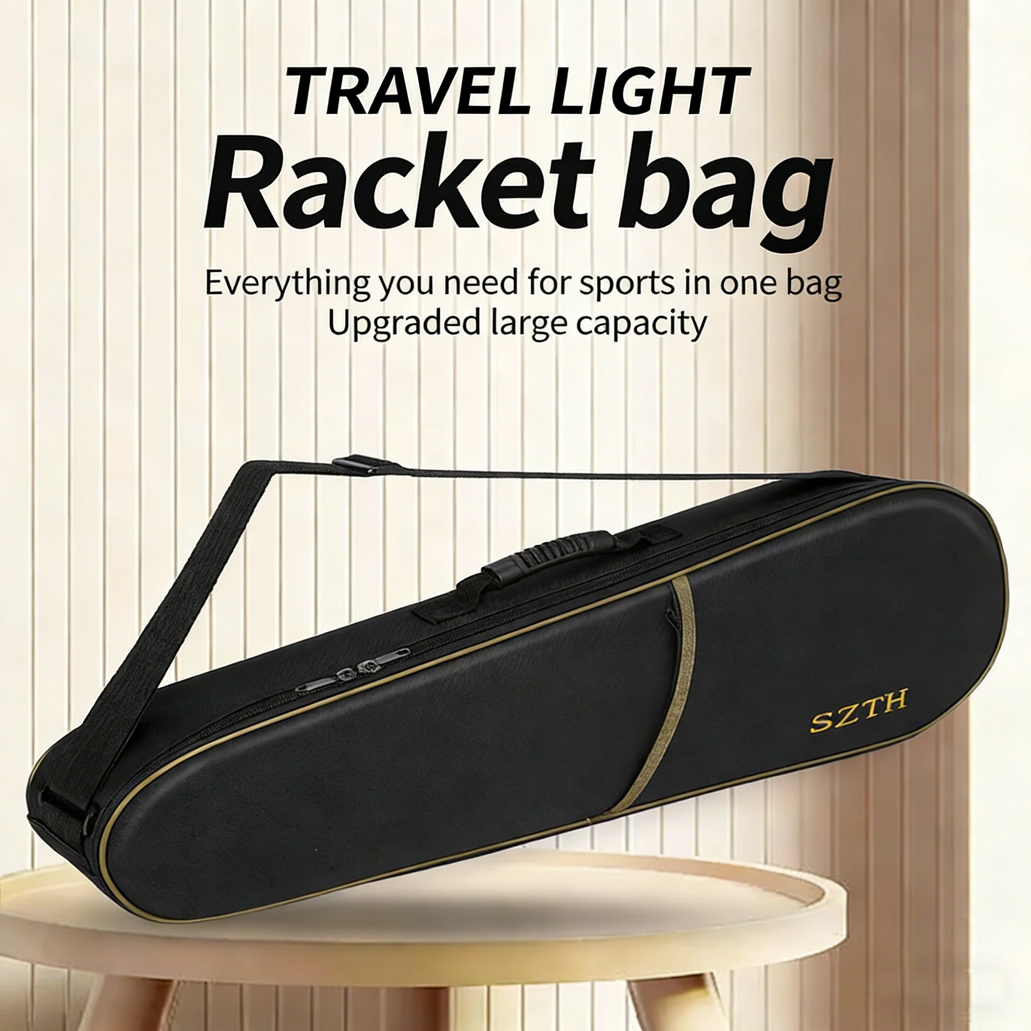 SPP Multifunctional Single Shoulder Sports Bag Fits Badminton Tennis Table Tennis Equipment - Image 3
