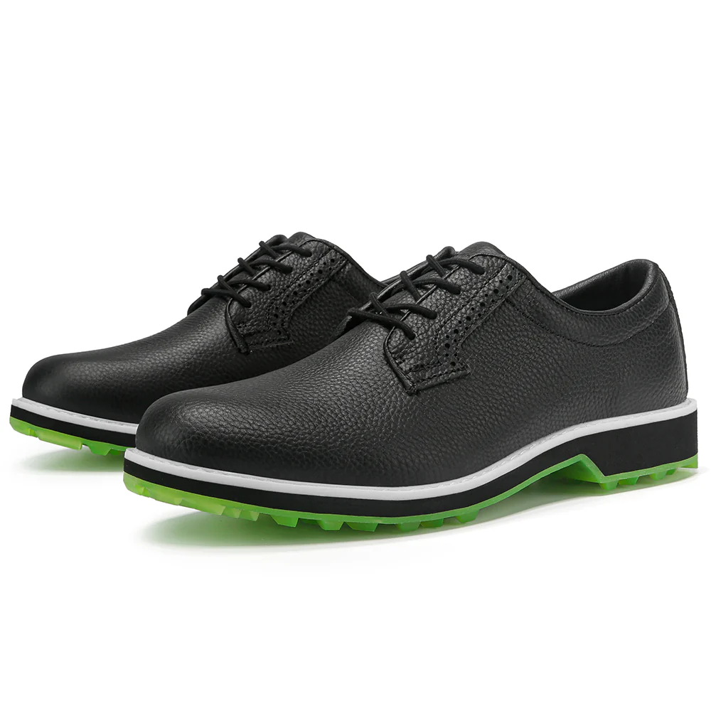 KSOKGOF Professional Waterproof Golf Shoes Outdoor Spiked Golf Footwear Unisex for Men & Women, Black G8005 - Image 14