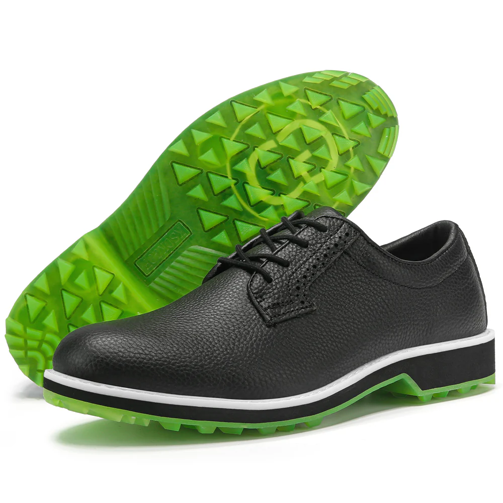 KSOKGOF Professional Waterproof Golf Shoes Outdoor Spiked Golf Footwear Unisex for Men & Women, Black G8005 - Image 16