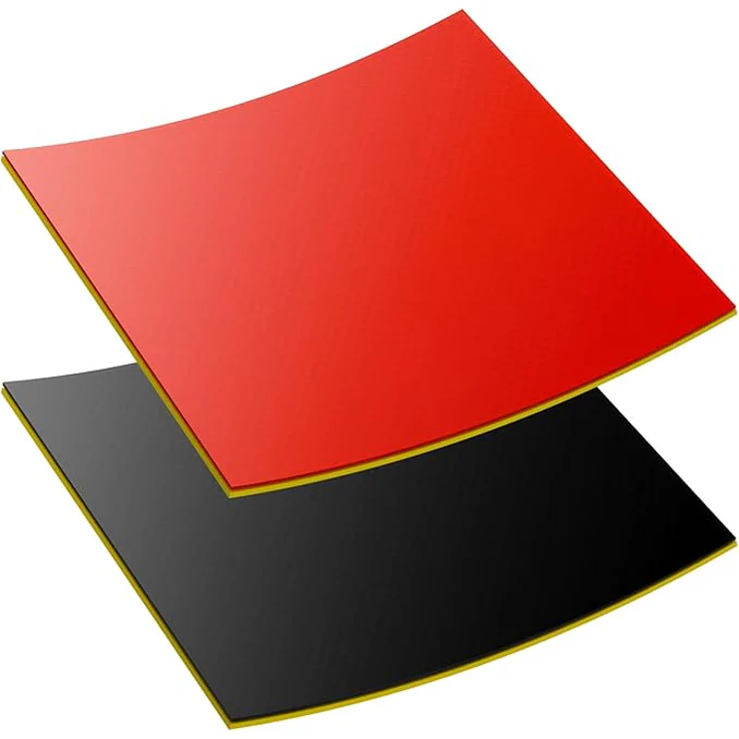 SP x SPORT SPP Universal Table Tennis Rubber PingPong Bat Replacement Rubbers Black/Red Universally Suitable for Beginners - Image 7