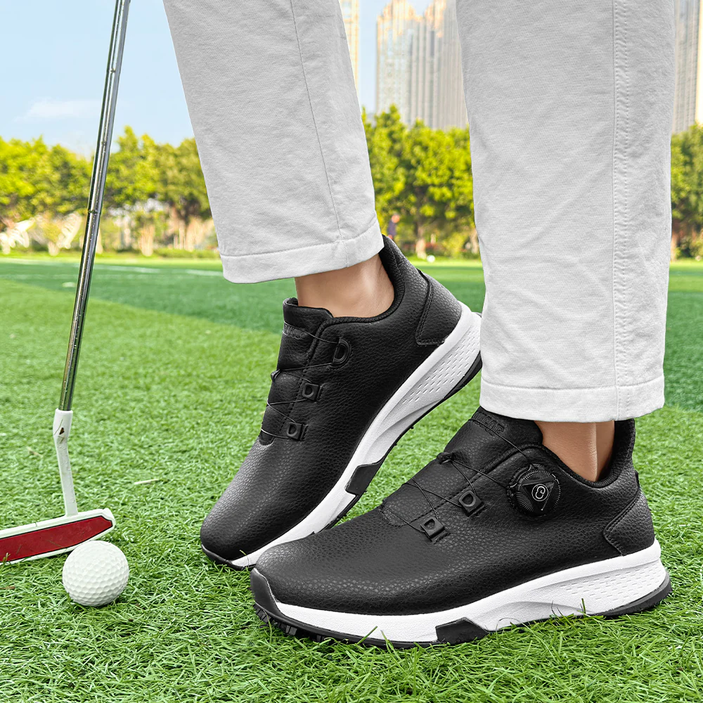 KSOKGOF Universal Golf Shoes for Men and Women, Comfortable Golf Sneakers with Strong Grip, Outstanding Traction & Superior Stability, Black G8001 - Image 10