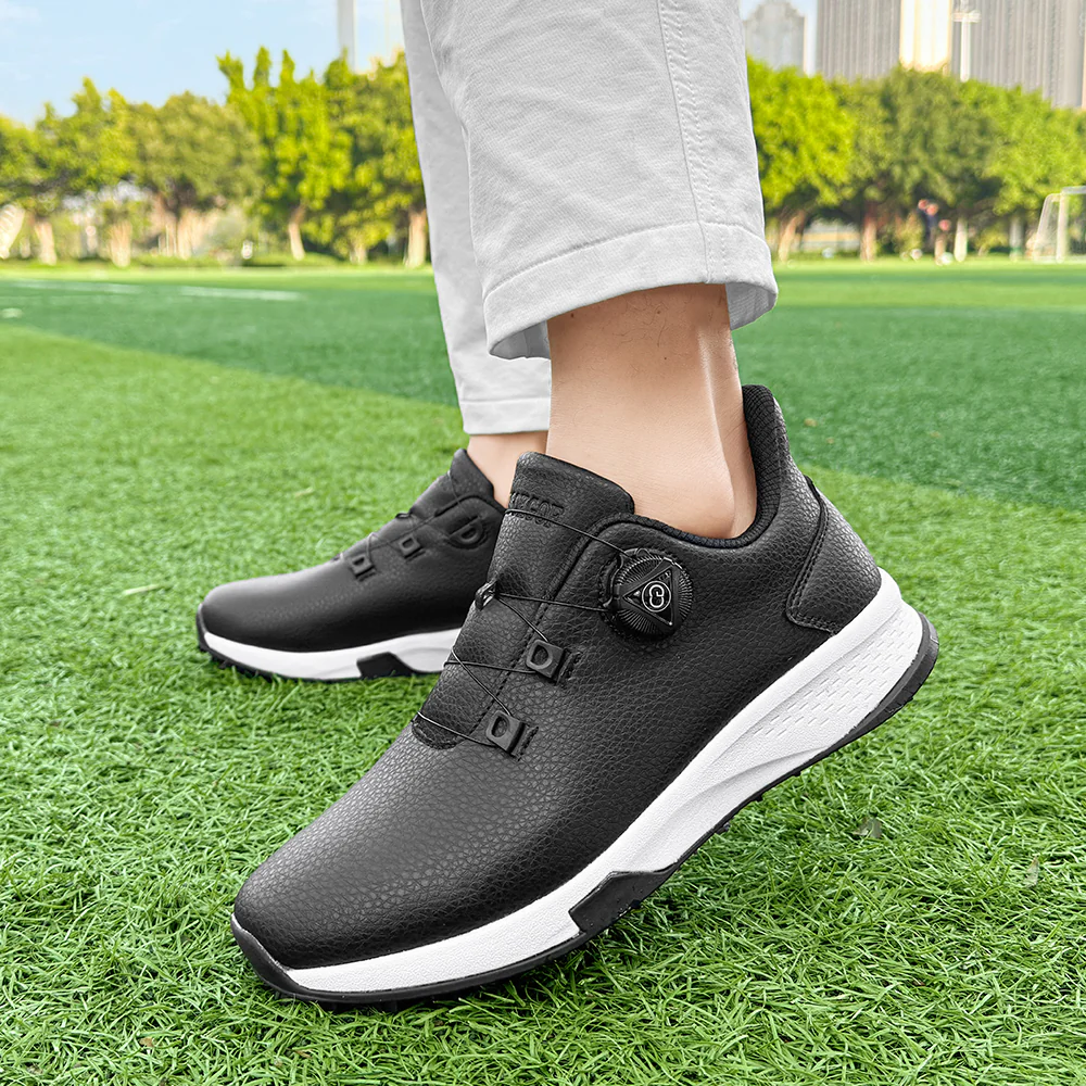 KSOKGOF Universal Golf Shoes for Men and Women, Comfortable Golf Sneakers with Strong Grip, Outstanding Traction & Superior Stability, Black G8001 - Image 12