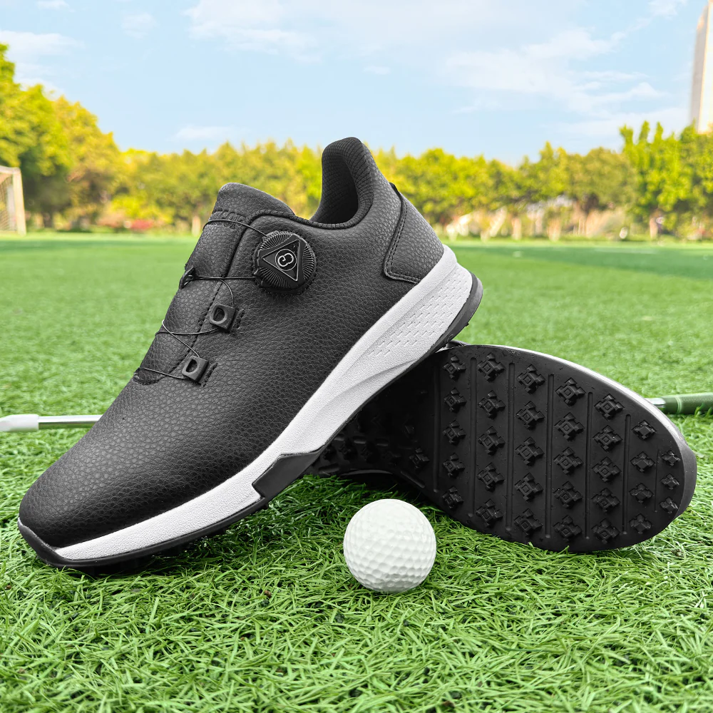 KSOKGOF Universal Golf Shoes for Men and Women, Comfortable Golf Sneakers with Strong Grip, Outstanding Traction & Superior Stability, Black G8001 - Image 13