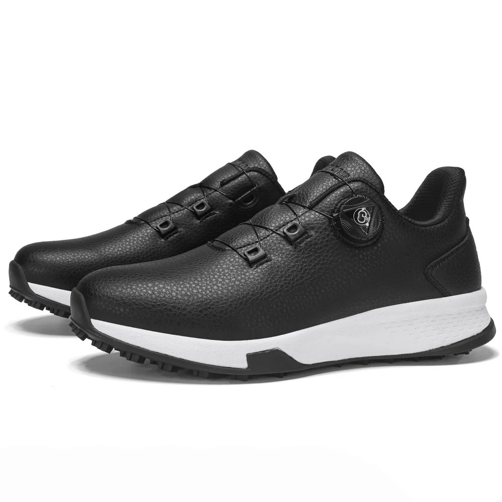 KSOKGOF Universal Golf Shoes for Men and Women, Comfortable Golf Sneakers with Strong Grip, Outstanding Traction & Superior Stability, Black G8001 - Image 17