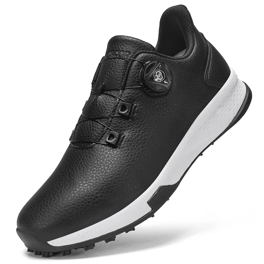 KSOKGOF Universal Golf Shoes for Men and Women, Comfortable Golf Sneakers with Strong Grip, Outstanding Traction & Superior Stability, Black G8001 - Image 19