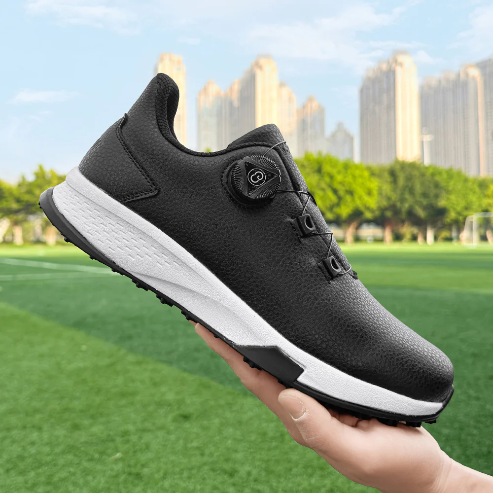 KSOKGOF Universal Golf Shoes for Men and Women, Comfortable Golf Sneakers with Strong Grip, Outstanding Traction & Superior Stability, Black G8001 - Image 2